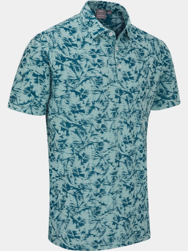 Ping Diego Halbarm Polo hellgrün