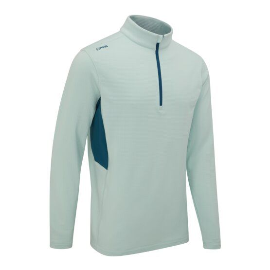 Ping  Rhodri Stretch Midlayer světle zelená