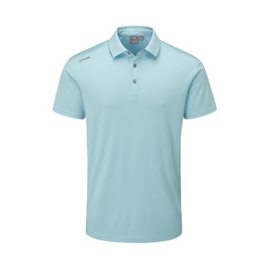 Ping  Lindum half-sleeve polo turquoise