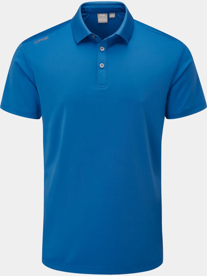 Ping Lindum half-sleeve polo blue