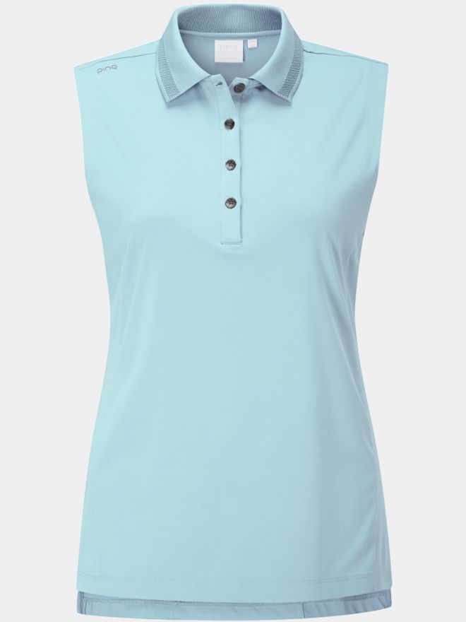 Ping Solene ohne Arm Polo türkis