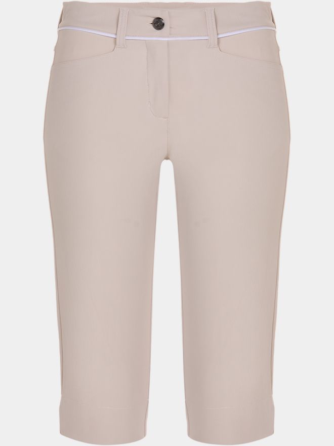 Valiente JULIE Kontrastpiping Capri Hose sand