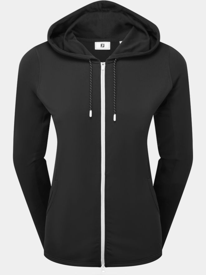 FootJoy Full-Zip Hoodie Jacke Sweatshirt schwarz