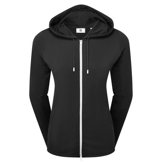 FootJoy Full-Zip Hoodie Jacke Sweatshirt schwarz