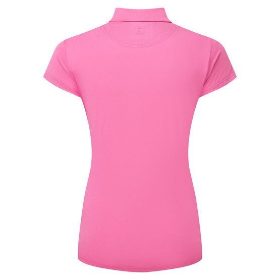 FootJoy  Cap Sleeve Lisle Half Sleeve Polo pink