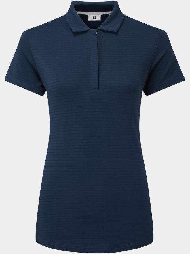 FootJoy Jacquard Shirt Halbarm Polo navy