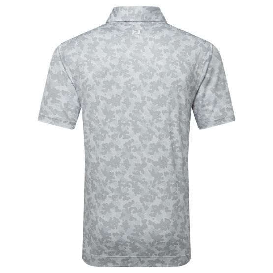 FootJoy  Pop Camo Lisle Half Sleeve Polo light gray