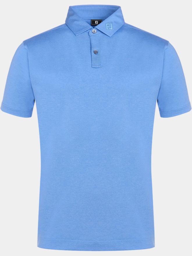 FootJoy Heather Lisle Halbarm Polo hellblau