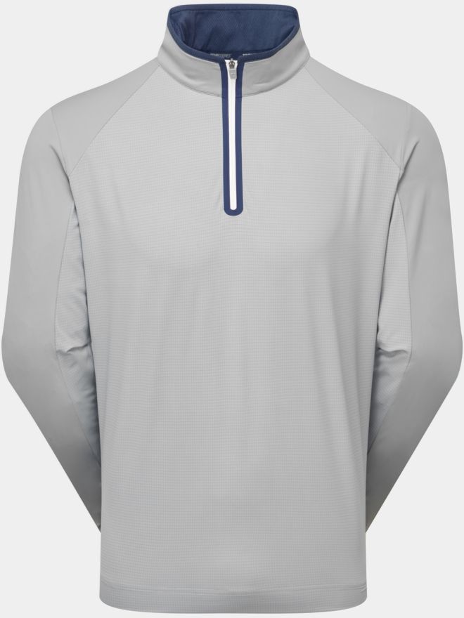 FootJoy TempoSeries Mixed Texture Chill-Out Stretch Midlayer grau