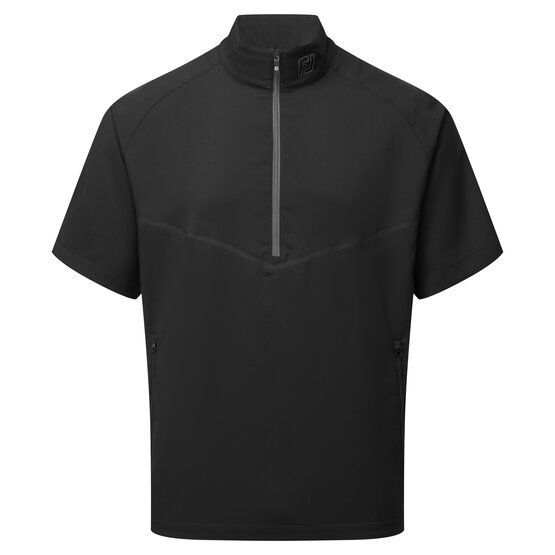 FootJoy Zephyr Halbarm Windshirt schwarz