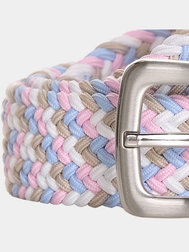 Valiente Flecht Gürtel rosa