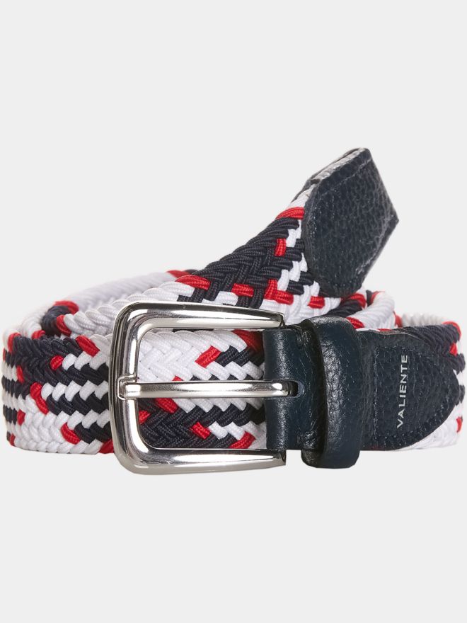 Valiente Flecht Gürtel rot