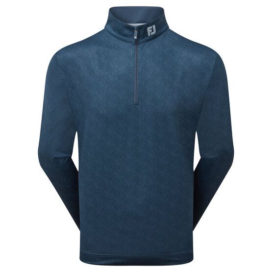 FootJoy Speckle Print Chill-Out Stretch Midlayer navy