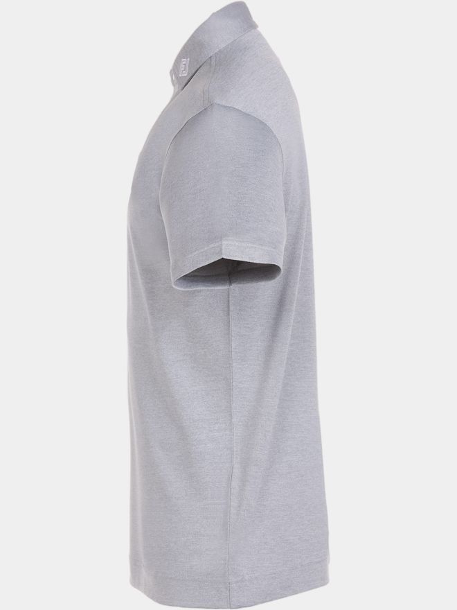 FootJoy Stretch Pique Solid Halbarm Polo grau