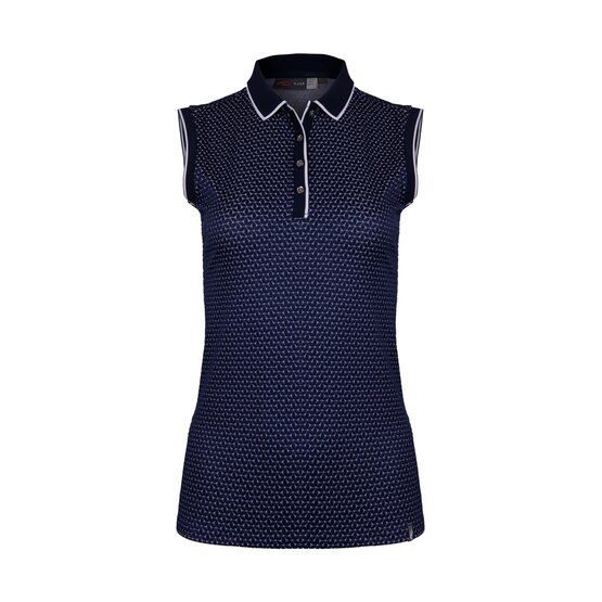 Kjus  Ella Structure sleeveless polo navy