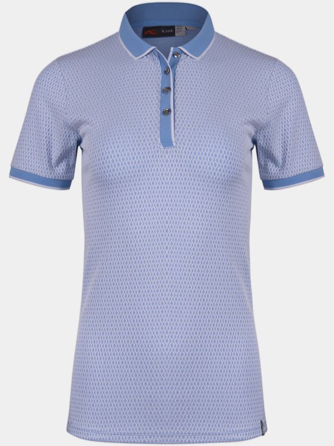 Kjus Ella Structure Halbarm Polo blau