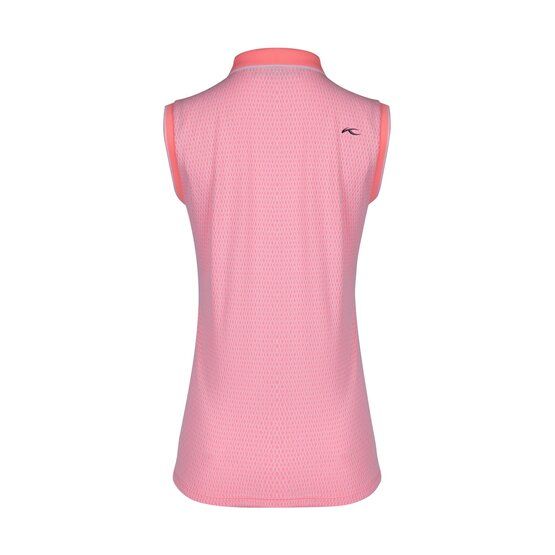 Kjus  Ella Structure sleeveless polo pink