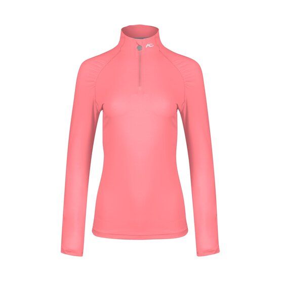 Kjus  Nora Cooling Half-Zip Stretch Undershirt růžová