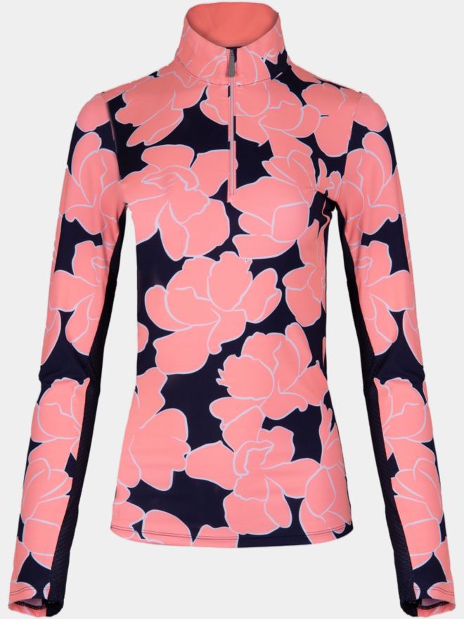 Kjus Sunshine Printed HZ Stretch Unterzieher rosa