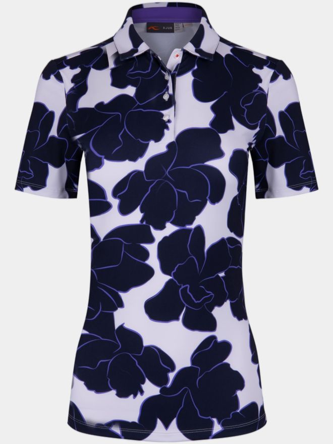 Kjus Enya Printed Halbarm Polo weiß
