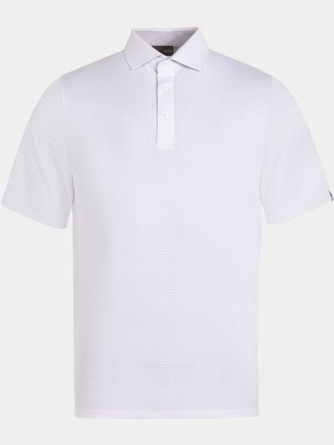 Kjus Savin Structure Halbarm Polo weiß