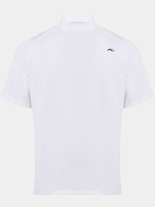 Kjus Savin Structure Halbarm Polo weiß