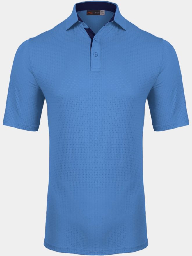 Kjus Savin Structure Halbarm Polo blau