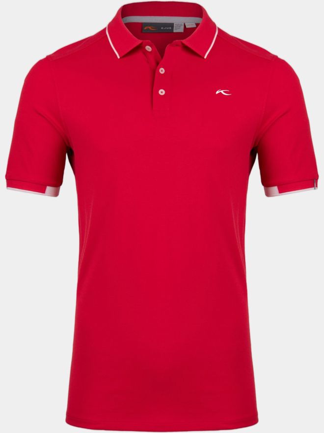 Kjus Stan 2.0 Polo Halbarm Polo rot