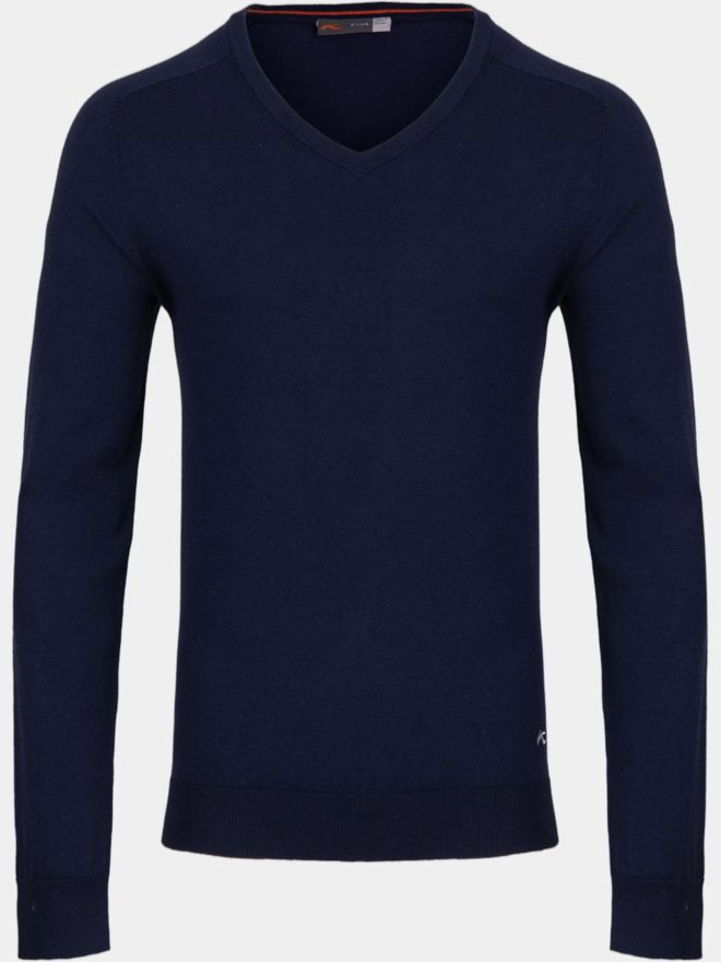 Kjus Svetr Kirk V-Neck 2.0 námořnická modrá