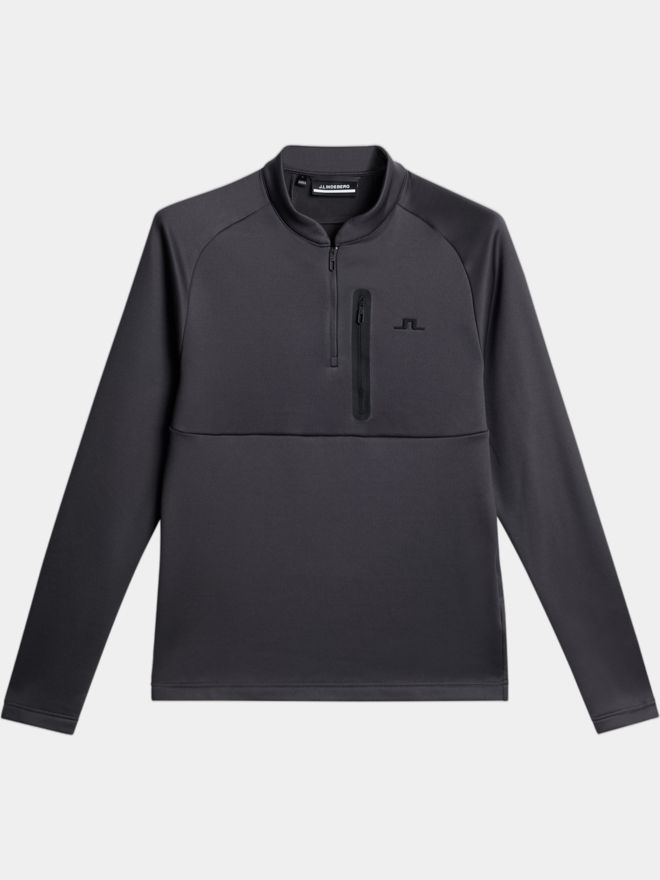 J.Lindeberg Adam Quarter Zip Mid Layer Thermo Midlayer anthrazit