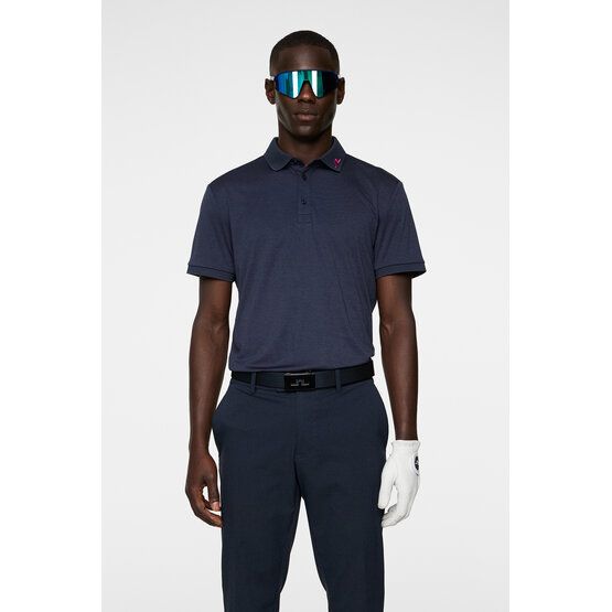 J.Lindeberg  KV Regular Fit Half Sleeve Polo navy