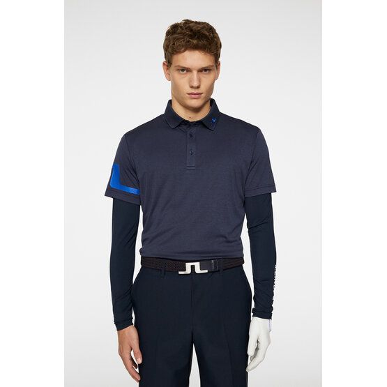 J.Lindeberg  Heath Regular Fit Half Sleeve Polo navy