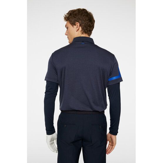 J.Lindeberg  Heath Regular Fit Half Sleeve Polo navy