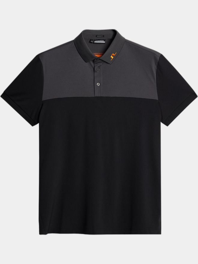 J.Lindeberg Jeff Reg Fit Halbarm Polo anthrazit
