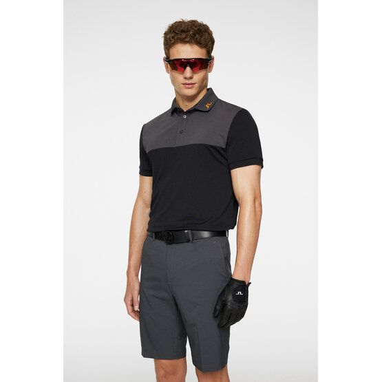 J.Lindeberg Jeff Reg Fit Halbarm Polo anthrazit