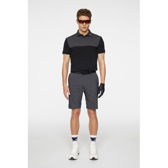 J.Lindeberg  Jeff Reg Fit Half Sleeve Polo anthracite