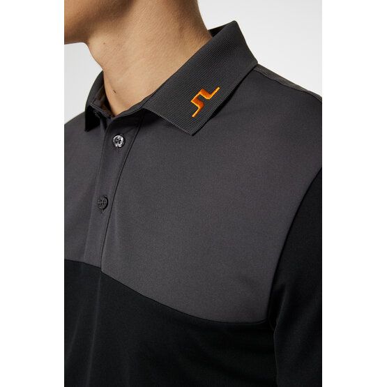 J.Lindeberg Jeff Reg Fit Halbarm Polo anthrazit