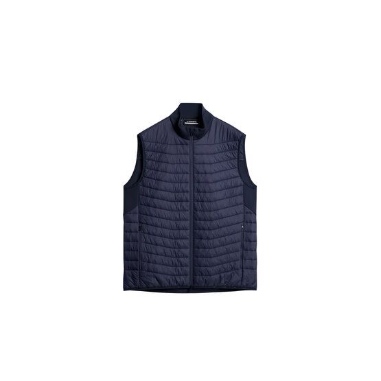 J.Lindeberg  Holden Quilt Hybrid Stretch Vest navy