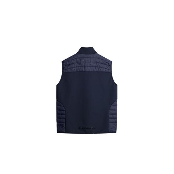 J.Lindeberg  Holden Quilt Hybrid Stretch Vest navy