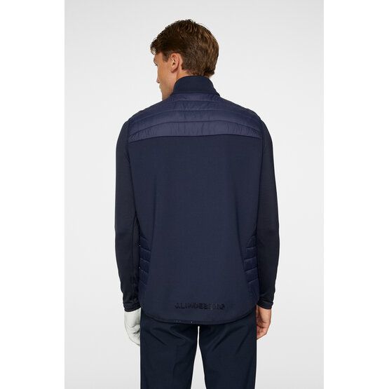 J.Lindeberg Holden Quilt Hybrid Stretch Weste navy