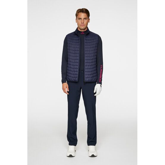 J.Lindeberg Holden Quilt Hybrid Stretch Weste navy