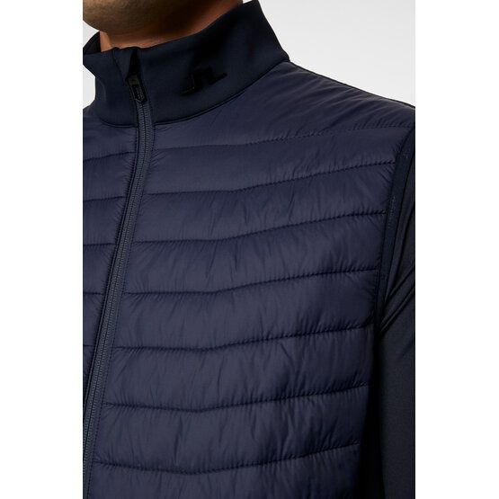 J.Lindeberg  Holden Quilt Hybrid Stretch Vest navy