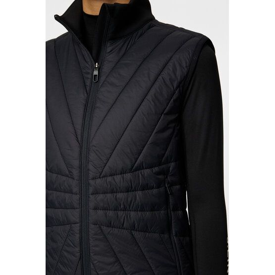 J.Lindeberg  Holma Quilt Hybrid thermal vest black