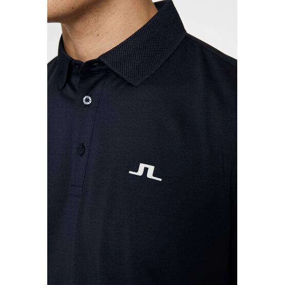 J.Lindeberg  Wince Reg Fit Half Sleeve Polo navy