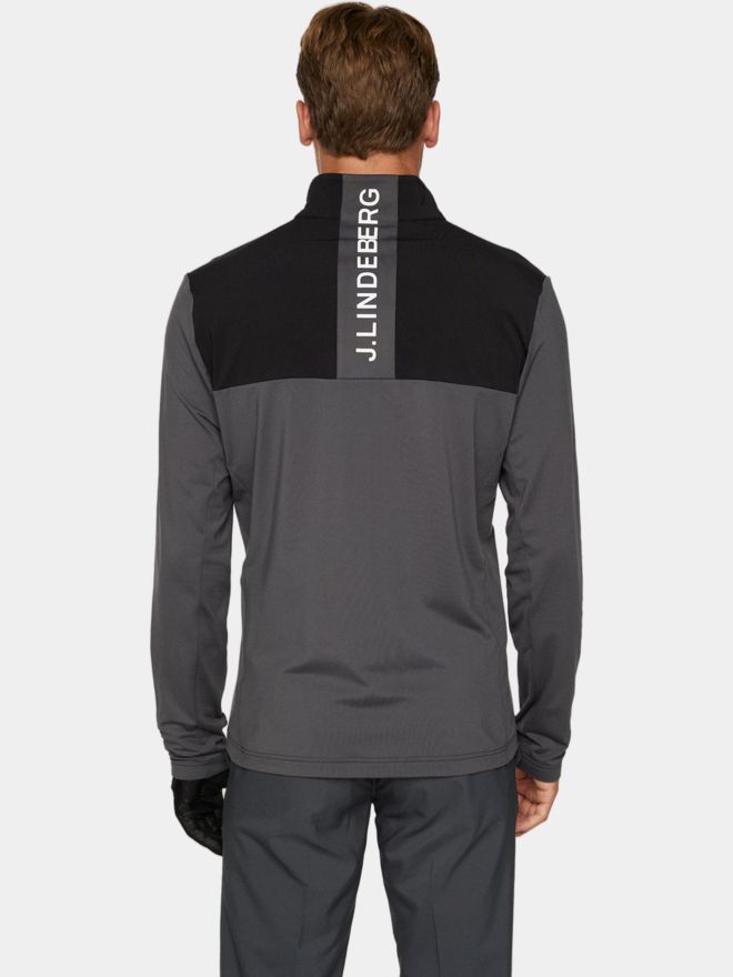 J.Lindeberg Banks Mid Layer Stretch Jacke anthrazit