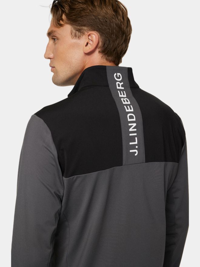 J.Lindeberg Banks Mid Layer Stretch Jacke anthrazit