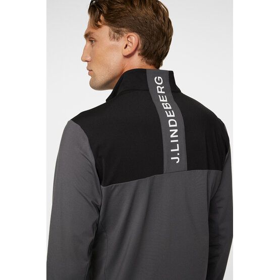 J.Lindeberg  Bunda Banks Mid Layer Stretch antracit