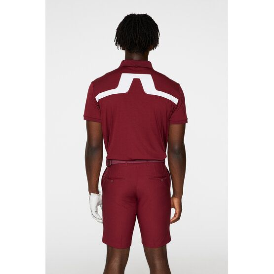 J.Lindeberg  KV Regular Fit Half Sleeve Polo bordeaux