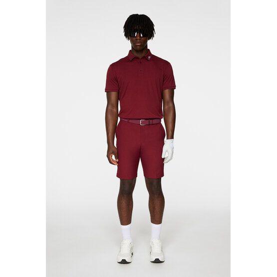 J.Lindeberg  KV Regular Fit Half Sleeve Polo bordeaux