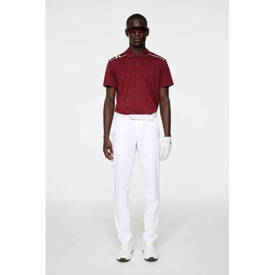 J.Lindeberg Lionel Regular Fit Halbarm Polo bordeaux